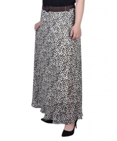 Plus Size Chiffon Maxi Skirt Animal $17.04 Skirts