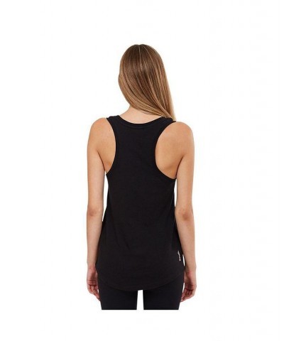 Jaxx womens racerback tank top black with pink logo Black $16.20 Tops