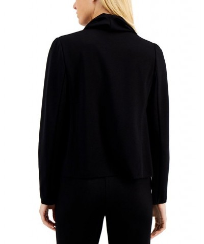 Serenity Drape-Front Jacket Anne Black $23.92 Jackets