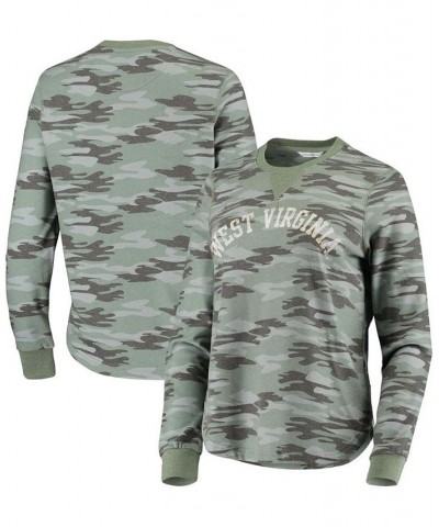 Women's Camo West Virginia Mountaineers Comfy Pullover Sweatshirt Camo $31.19 Sweatshirts