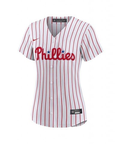 Women's Trea Turner White Philadelphia Phillies Home Replica Player Jersey White $69.60 Jersey