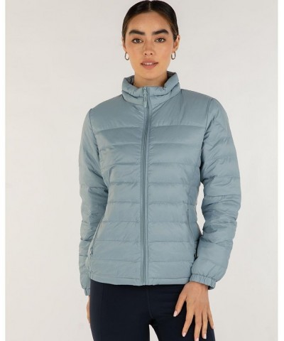 Urbaneer Down Packable Jacket for Women Blue $89.30 Jackets