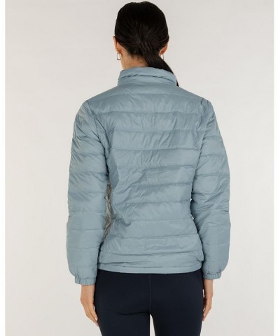 Urbaneer Down Packable Jacket for Women Blue $89.30 Jackets