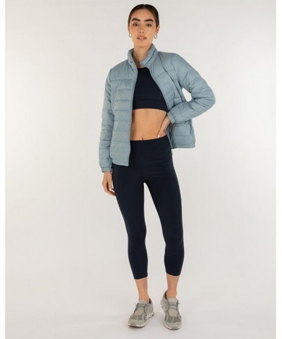 Urbaneer Down Packable Jacket for Women Blue $89.30 Jackets