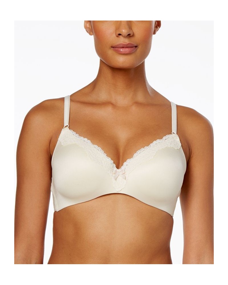 Comfort Devotion Extra Coverage Shaping with Lift Wireless Bra 9456 Ivory/Cream $13.02 Bras