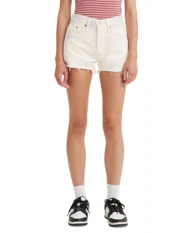 Women's 501 Cotton High-Rise Denim Shorts Visions Of Tomorrow $35.39 Shorts