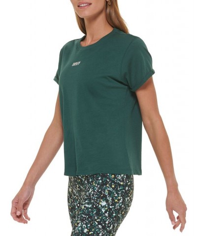 Women's Cotton Metallic-Logo T-Shirt PONDEROSA $13.20 Tops