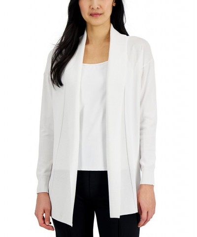 Women's Open-Front Cardigan White $22.38 Sweaters