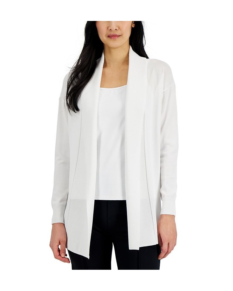 Women's Open-Front Cardigan White $22.38 Sweaters