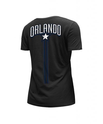 Women's Black Orlando Magic 2022/23 City Edition V-Neck T-shirt Black $18.45 Tops