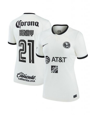 Women's Henry Martin White Club America 2022/23 Third Replica Jersey White $54.60 Jersey