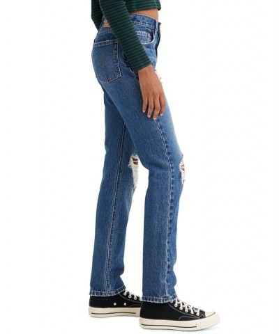 Women's 501 Original-Fit Straight-Leg Jeans Trusty Plan $40.00 Jeans
