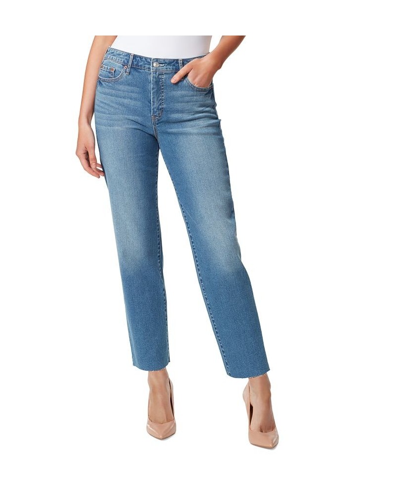 Women's Spotlight Raw-Hem Straight-Leg Jeans GET ON WIT $23.88 Jeans