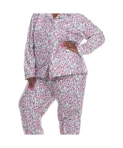 Plus Size 3-Piece Pajama Set Grey $26.00 Sleepwear