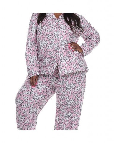 Plus Size 3-Piece Pajama Set Grey $26.00 Sleepwear