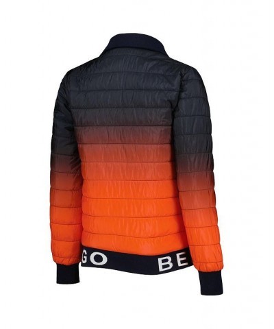 Women's Navy Orange Chicago Bears Color Block Full-Zip Puffer Jacket Navy, Orange $57.00 Jackets