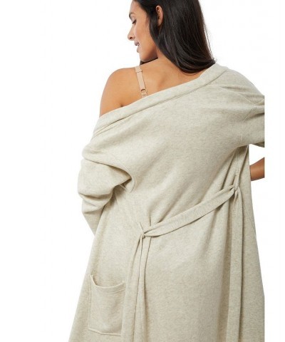 Women's Maternity Robe Pelican $44.10 Sleepwear