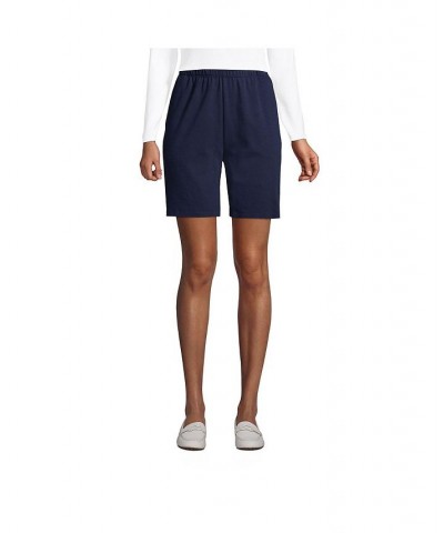 Women's Sport Knit High Rise Elastic Waist Pull On Shorts Radiant navy $27.47 Shorts