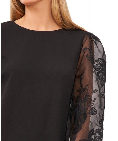 Lace-Sleeve Dress Rich Black $39.33 Dresses