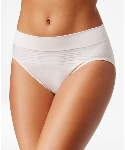 Warners No Pinching No Problems Dig-Free Comfort Waist Smooth and Seamless Hi-Cut RT5501P Ivory/Cream $9.41 Panty