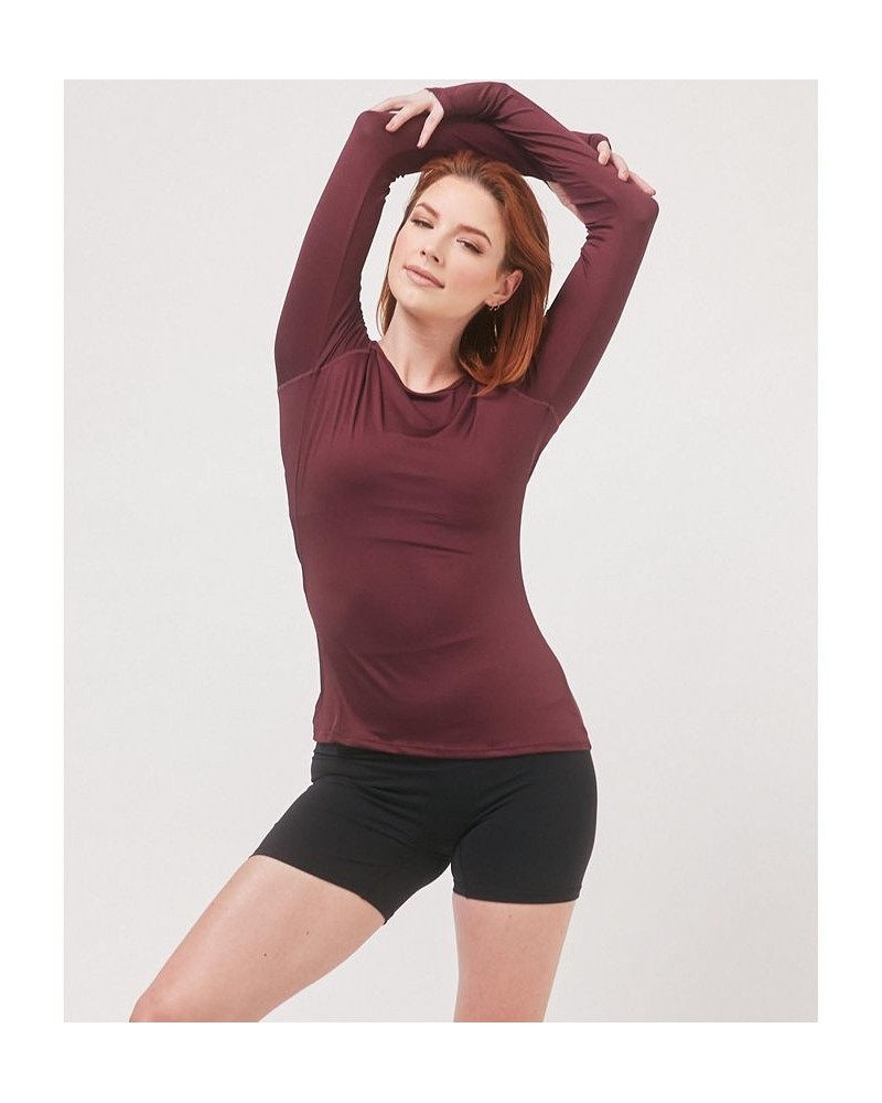 Citizen Compression Long Sleeve Top for Women Green $25.92 Tops