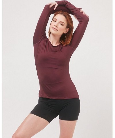 Citizen Compression Long Sleeve Top for Women Green $25.92 Tops