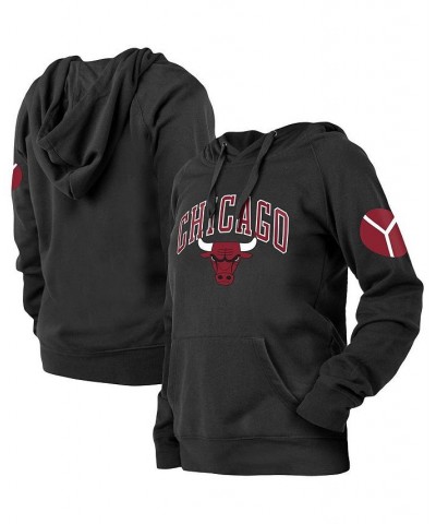 Women's Black Chicago Bulls 2022/23 City Edition Pullover Hoodie Black $39.74 Sweatshirts