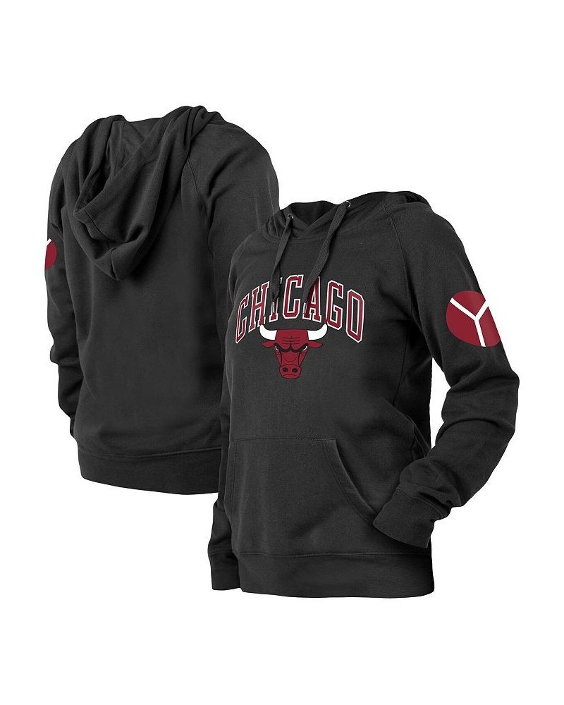 Women's Black Chicago Bulls 2022/23 City Edition Pullover Hoodie Black $39.74 Sweatshirts