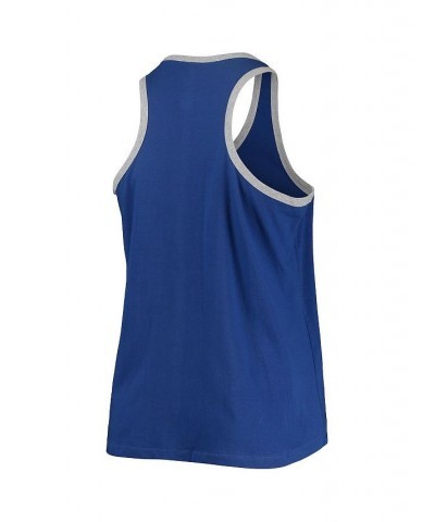 Women's Royal New York Mets Plus Size Racerback Ringer Tank Top Royal $20.00 Tops