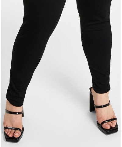 Plus Size Skinny Ponte Pants Deep Black $17.90 Pants