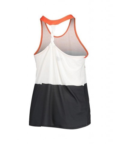 Women's Orange San Francisco Giants Twist Back Tank Top Orange $22.00 Tops