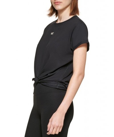 Women's Metallic-Logo T-Shirt & Drawstring Shorts $16.66 Outfits