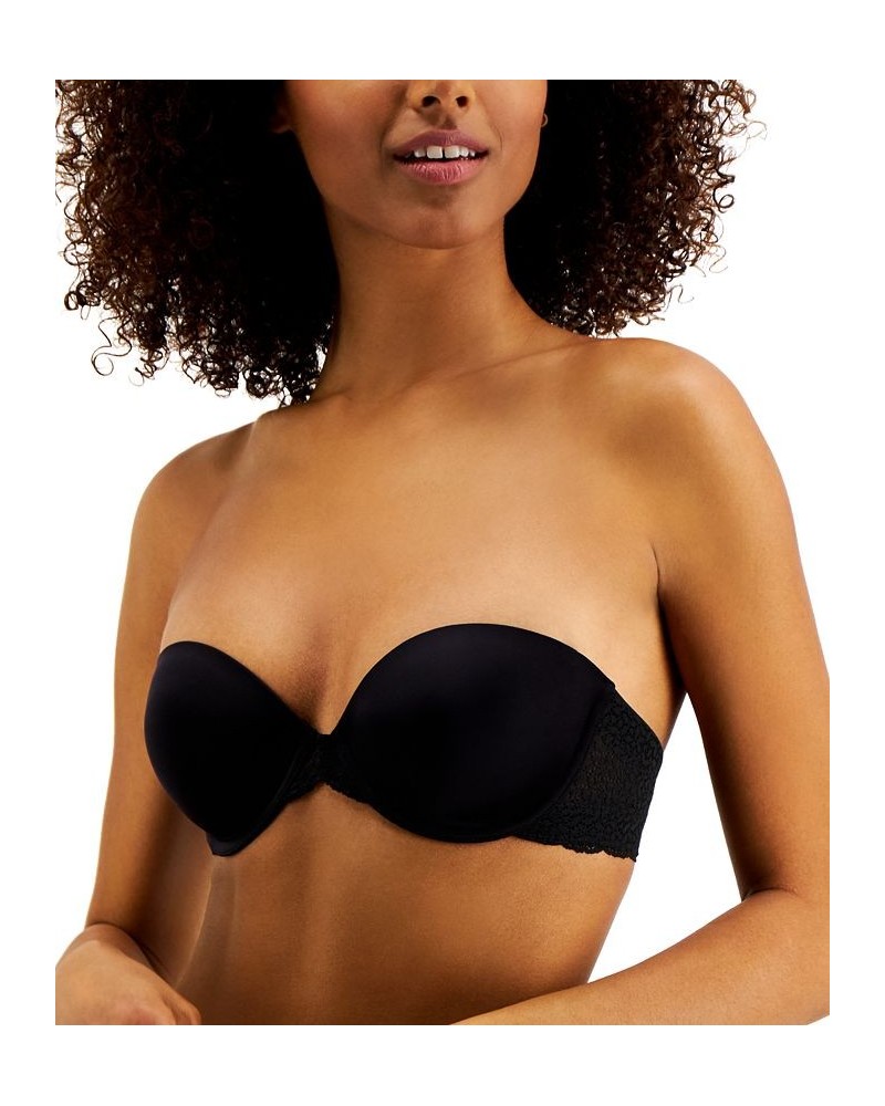 Women's Modern Lace Strapless Bra DK4049 Black $15.04 Bras