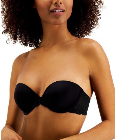 Women's Modern Lace Strapless Bra DK4049 Black $15.04 Bras