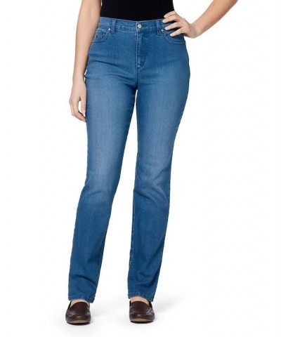Women's Amanda Classic Straight Jeans in Regular Short & Long Black Rinse $17.69 Jeans