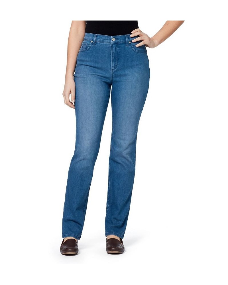 Women's Amanda Classic Straight Jeans in Regular Short & Long Black Rinse $17.69 Jeans