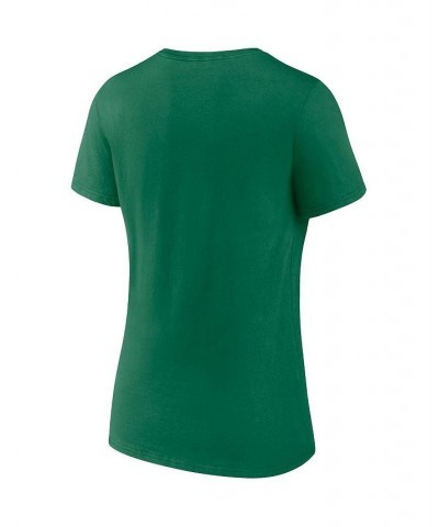 Women's Branded Kelly Green Gray Dallas Stars Parent 2-Pack V-Neck T-shirt Set Kelly Green, Gray $27.60 Tops