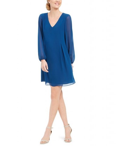 INC Bow-Back Shift Dress Blue $40.05 Dresses