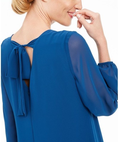 INC Bow-Back Shift Dress Blue $40.05 Dresses