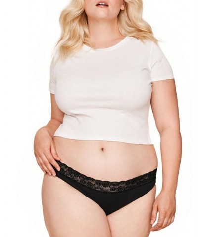 Alice Women's Plus-Size Bikini Period-Proof Panty Black $26.10 Panty