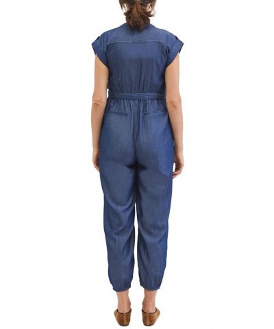 Utility Boiler Maternity Jumpsuit Dark Wash $26.40 Pants