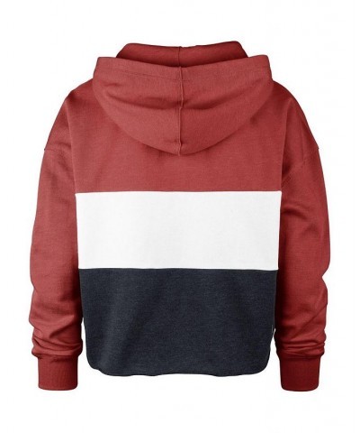 Women's '47 St. Louis Cardinals Lizzy Cropped Pullover Hoodie Heathered Red, Heathered Navy $39.20 Sweatshirts