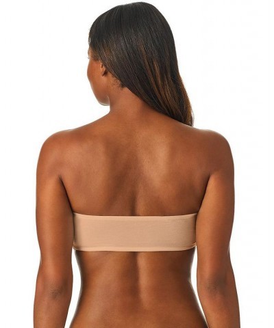 Women's Cabana Cotton Strapless Bandeau Tan/Beige $16.42 Bras