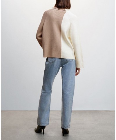 Women's Turtle Neck Sweater Tan/Beige $35.00 Sweaters