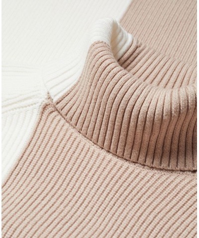 Women's Turtle Neck Sweater Tan/Beige $35.00 Sweaters