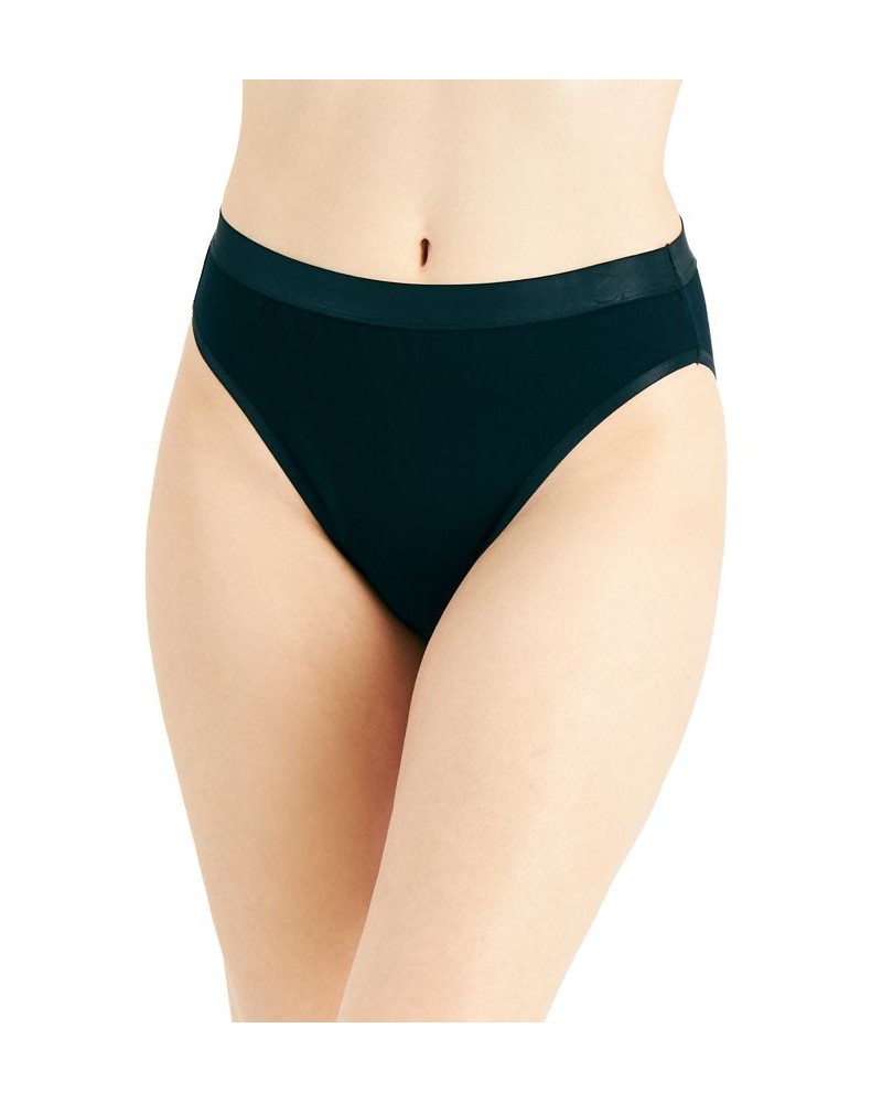 Women's Hi-Cut Bikini Underwear Black $8.31 Panty