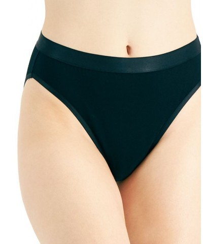 Women's Hi-Cut Bikini Underwear Black $8.31 Panty