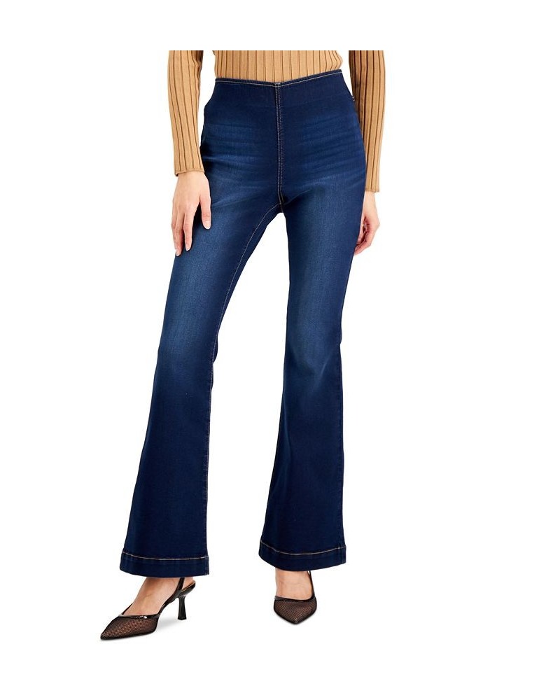 Petite Pull-On Flared Jeans Cranberry Wash $21.48 Jeans