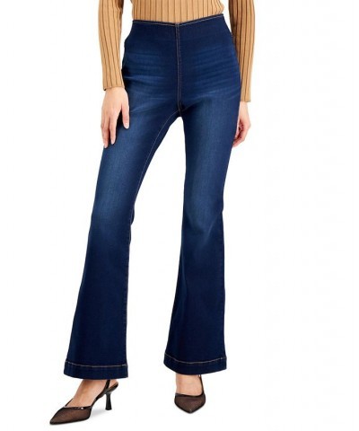 Petite Pull-On Flared Jeans Cranberry Wash $21.48 Jeans