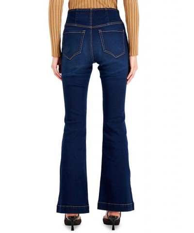 Petite Pull-On Flared Jeans Cranberry Wash $21.48 Jeans